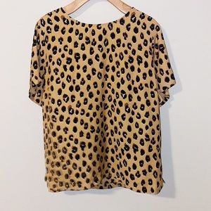 A NEW DAY | LEOPARD PRINT TOP | SZ XL
